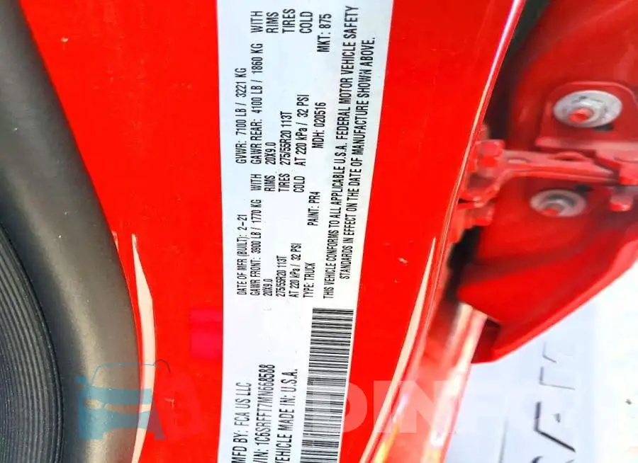 1C6SRFFT7MN668588 Photo# 13