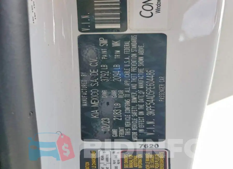 3KPF54AD5PE604486 Photo# 12