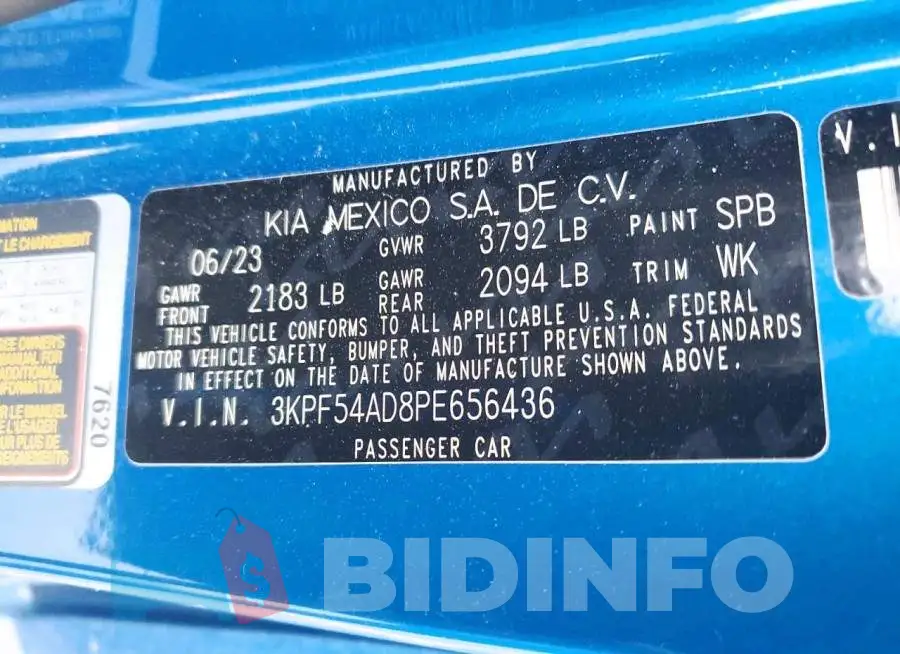 3KPF54AD8PE656436 Photo# 13