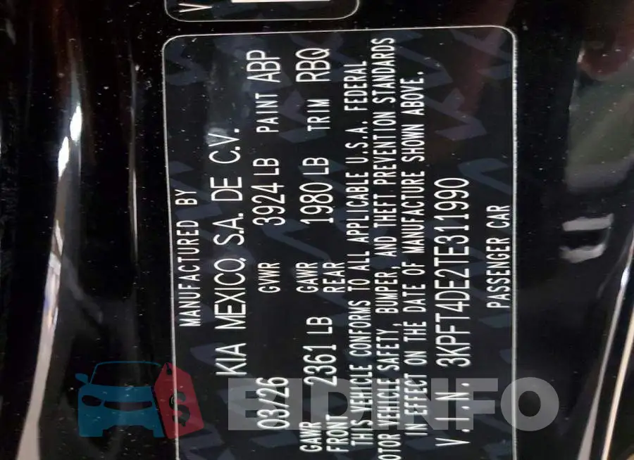 3KPFT4DE2TE311990 Photo# 12