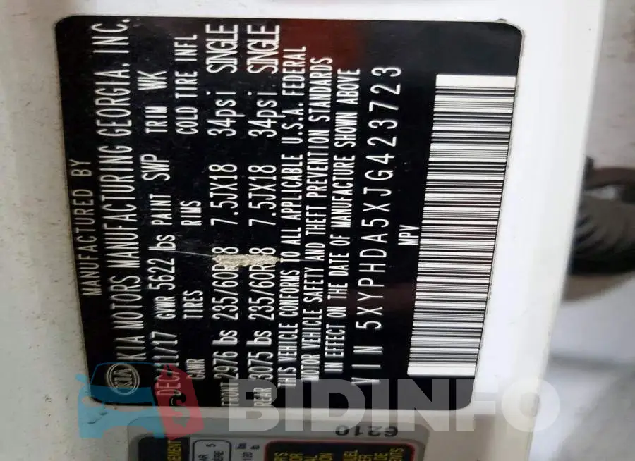5XYPHDA5XJG423723 Photo# 13