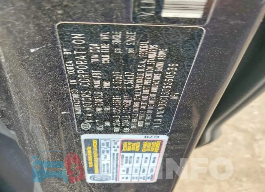 KNDMB5C13J6360536 Photo# 13