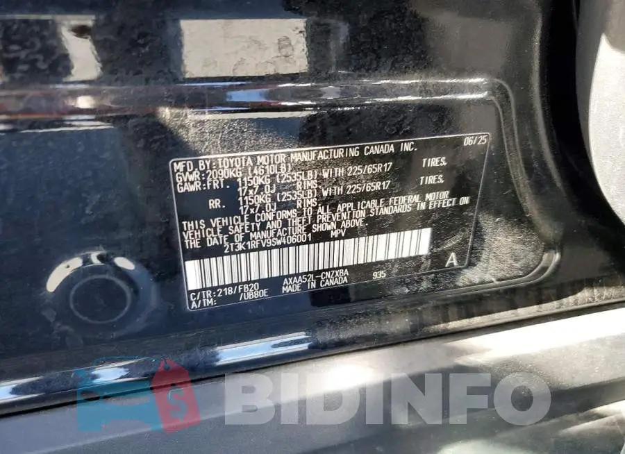 2T3K1RFV9SW406001 Photo# 14