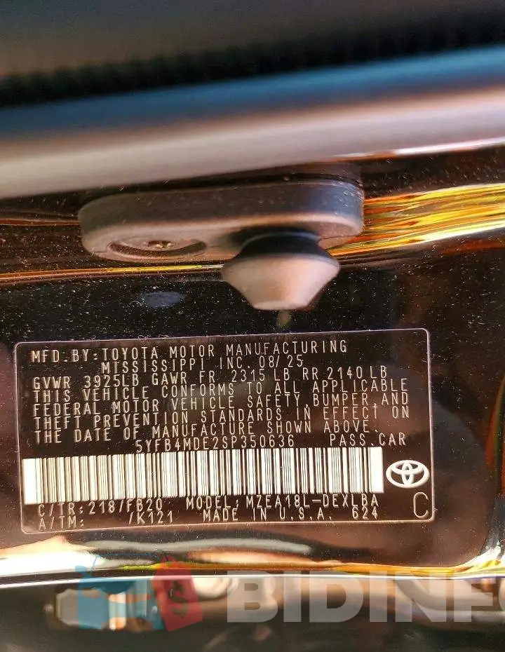 5YFB4MDE2SP350636 Photo# 13