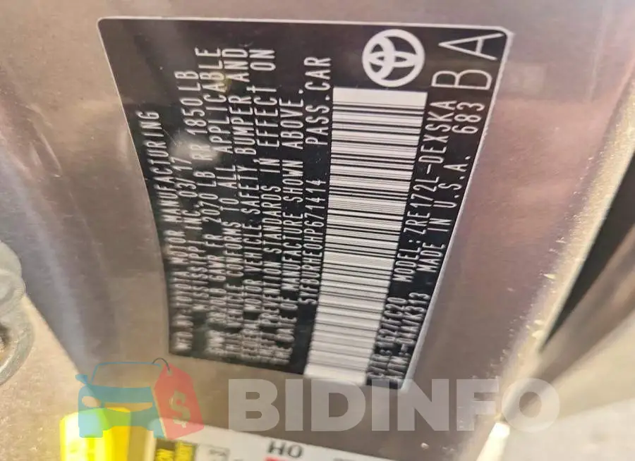 5YFBURHE0HP671414 Photo# 12