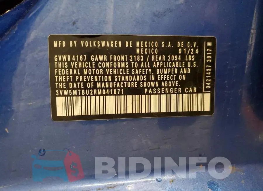3VW5M7BU2RM041871 Photo# 12