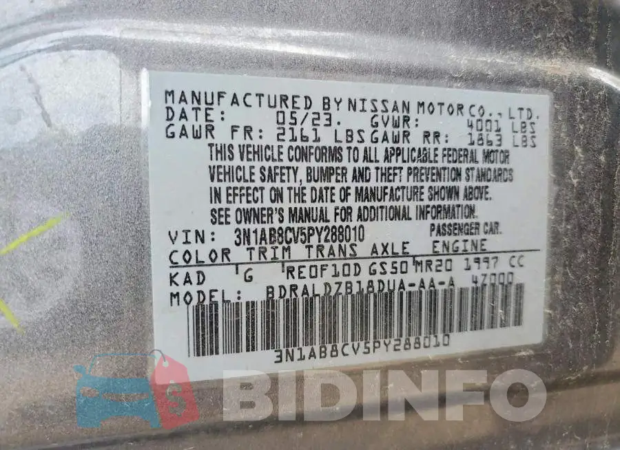 3N1AB8CV5PY288010 Photo# 12