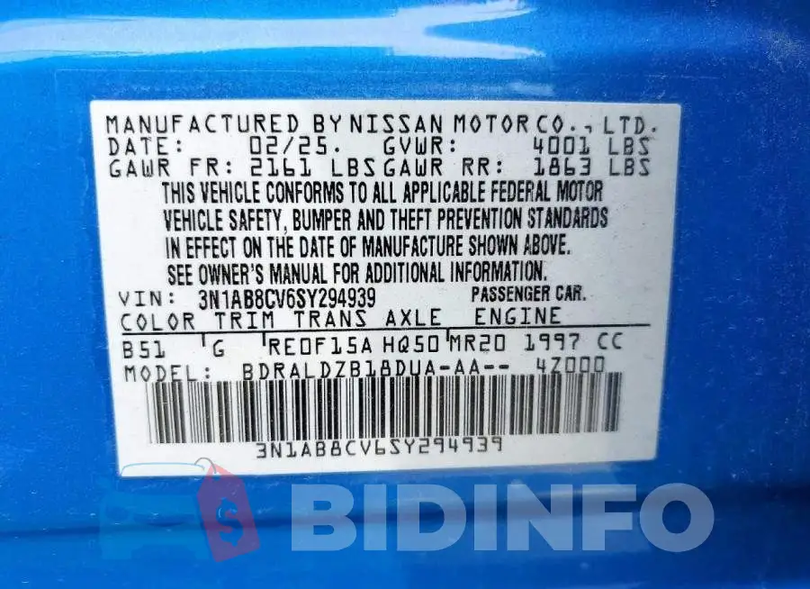 3N1AB8CV6SY294939 Photo# 12