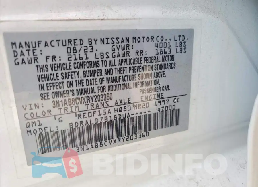 3N1AB8CVXRY203360 Photo# 13