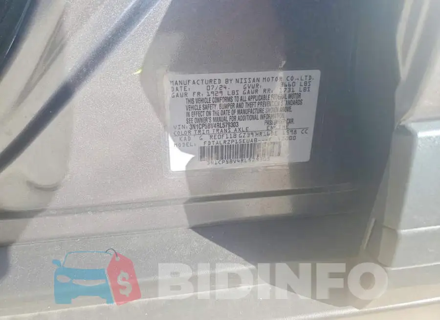 3N1CP5BV4RL579303 Photo# 14
