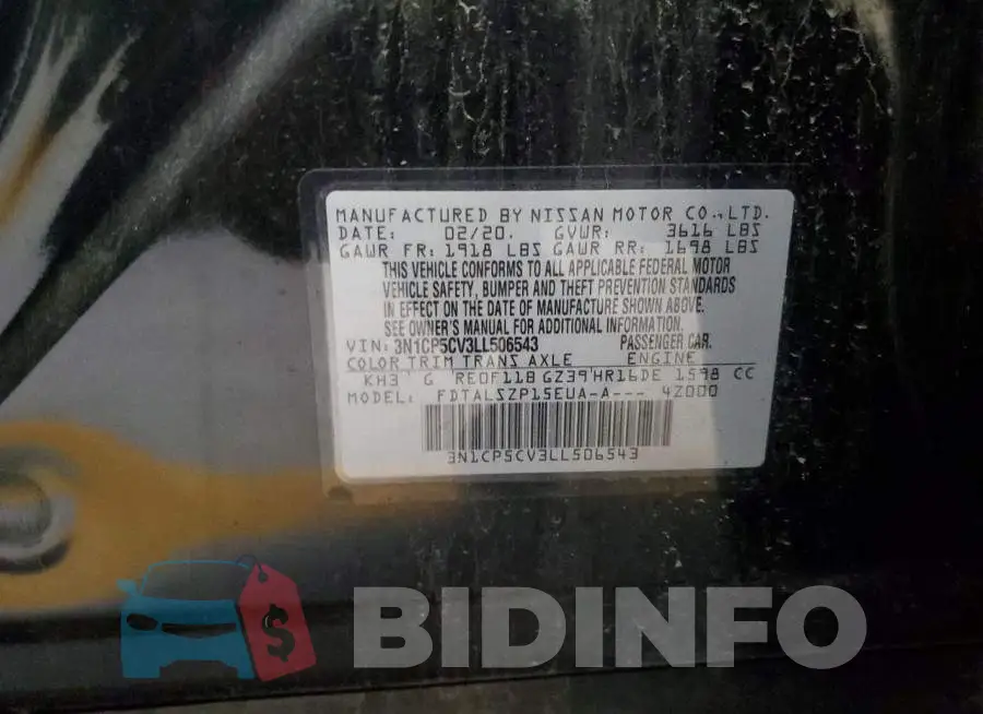 3N1CP5CV3LL506543 Photo# 14