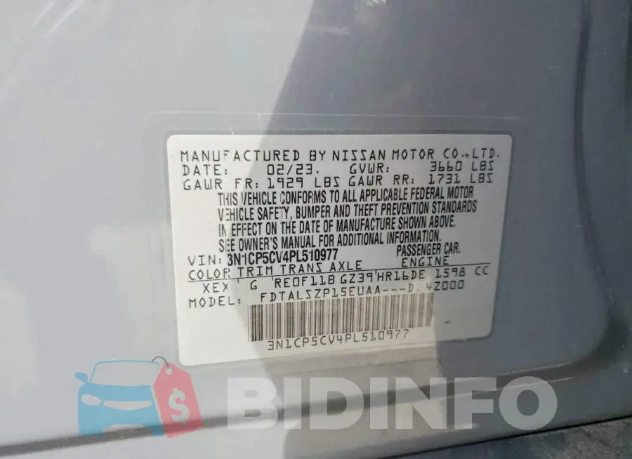3N1CP5CV4PL510977 Photo# 13