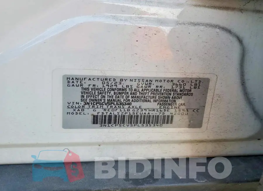 3N1CP5CV5PL535340 Photo# 12