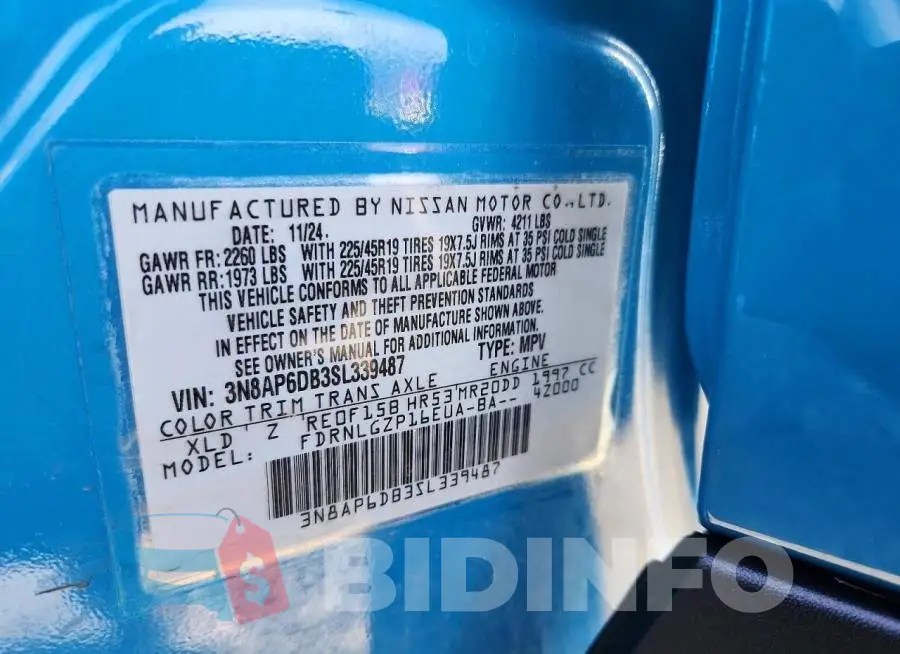 3N8AP6DB3SL339487 Photo# 12