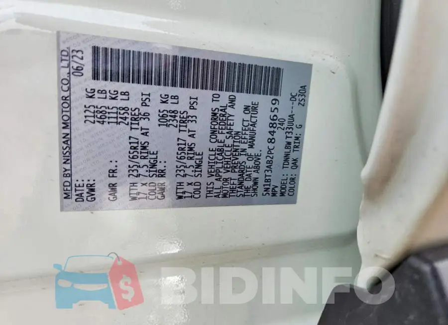 5N1BT3AB2PC848659 Photo# 13