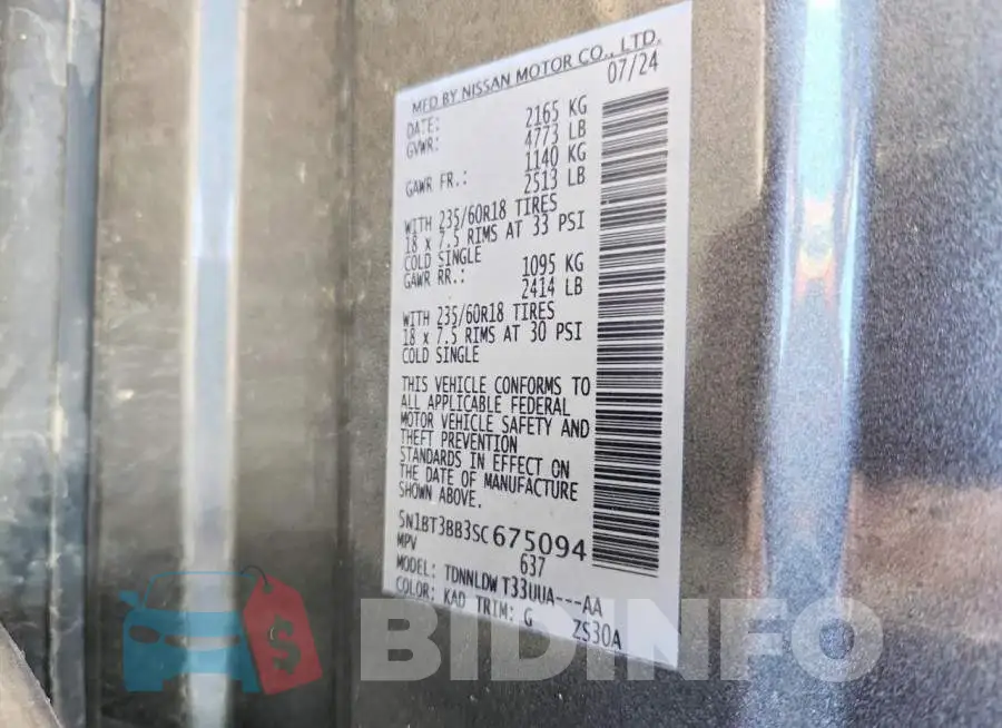 5N1BT3BB3SC675094 Photo# 14