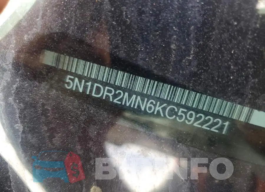 5N1DR2MN6KC592221 Photo# 12