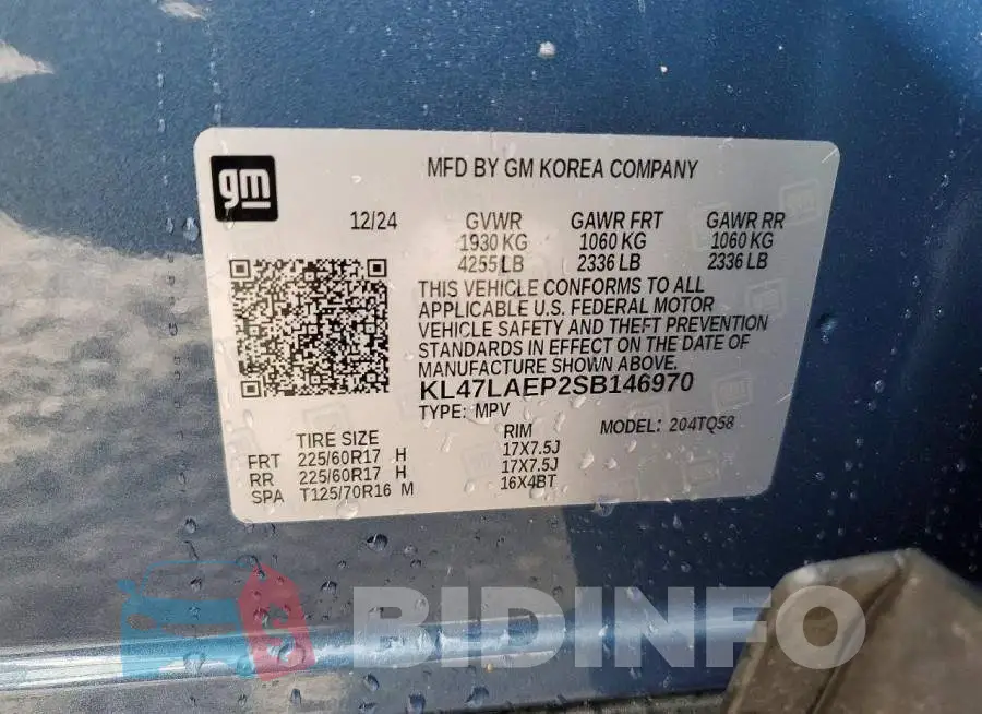 KL47LAEP2SB146970 Photo# 13