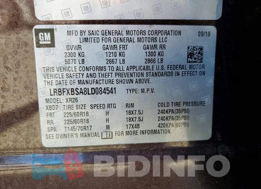 LRBFXBSA8LD084541 Photo# 12