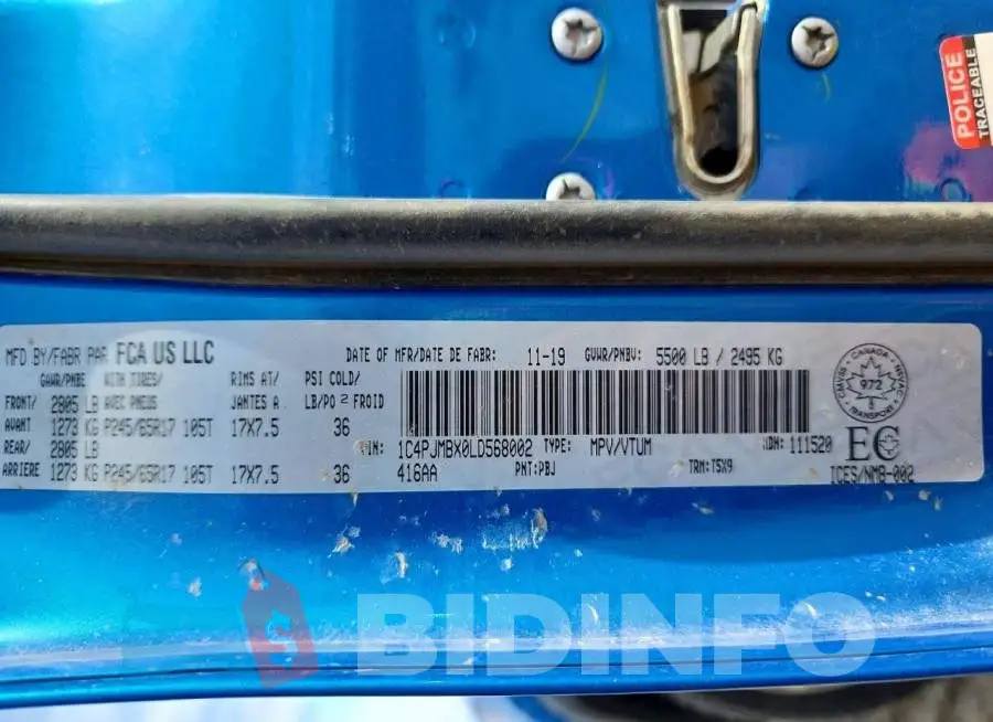 1C4PJMBX0LD568002 Photo# 12
