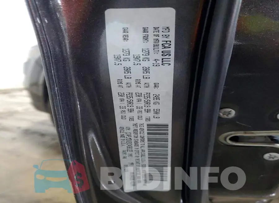 1C4PJMDX2KD438122 Photo# 14
