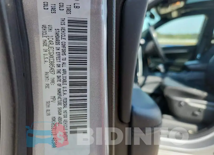 1C4RJECGXKC805497 Photo# 13