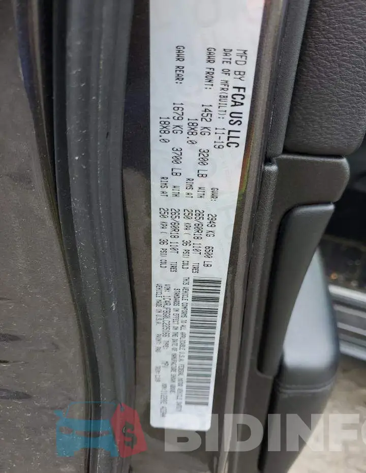 1C4RJFBG0LC225166 Photo# 13