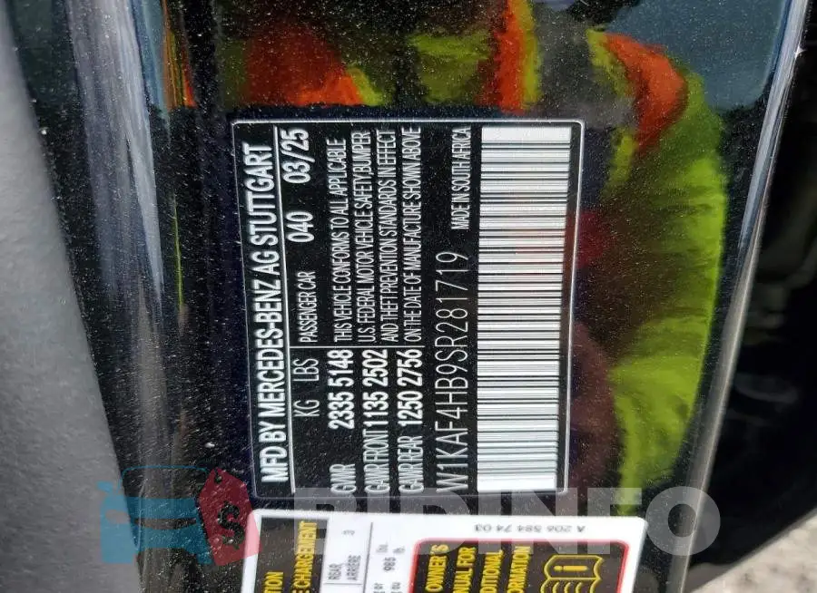 W1KAF4HB9SR281719 Photo# 13