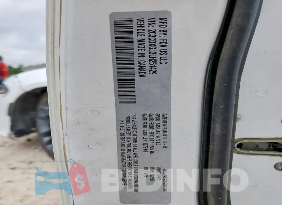 2C3CDXGJ3LH251429 Photo# 13