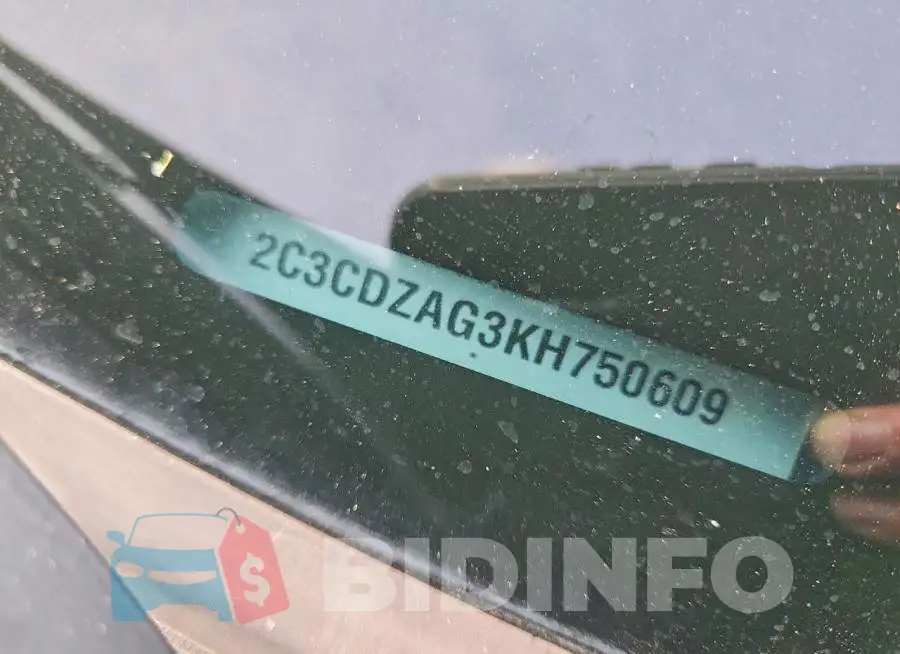 2C3CDZAG3KH750609 Photo# 12
