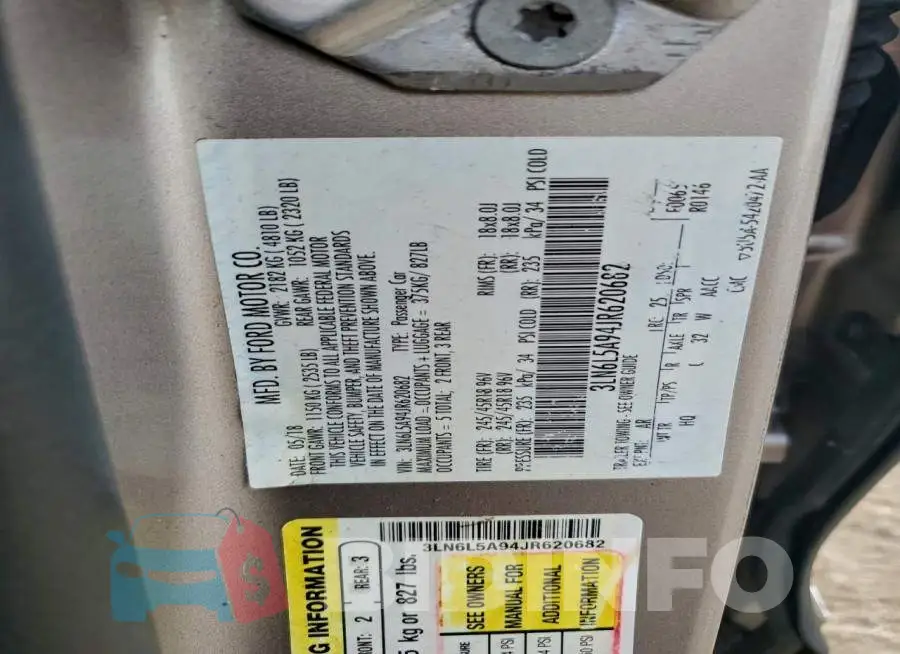 3LN6L5A94JR620682 Photo# 12