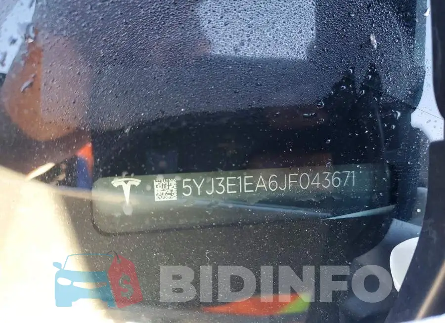 5YJ3E1EA6JF043671 Photo# 12