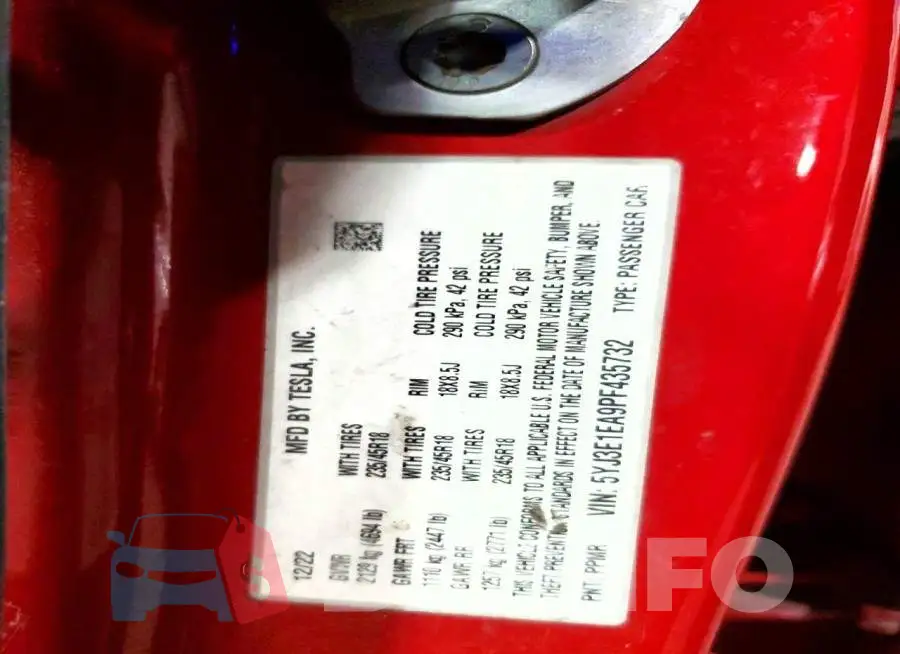 5YJ3E1EA9PF435732 Photo# 13