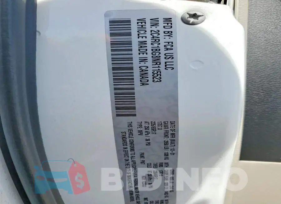 2C4RC1BG8NR115523 Photo# 12