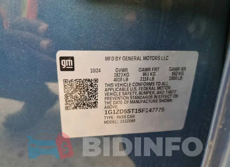 1G1ZD5ST1SF147775 Photo# 12