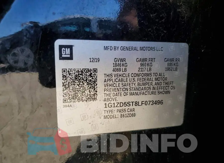 1G1ZD5ST8LF073496 Photo# 12