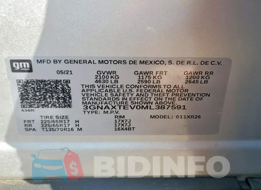 3GNAXTEV0ML387591 Photo# 12