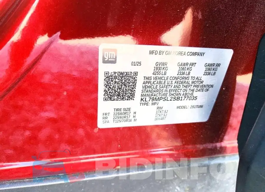 KL79MPSL2SB177035 Photo# 13