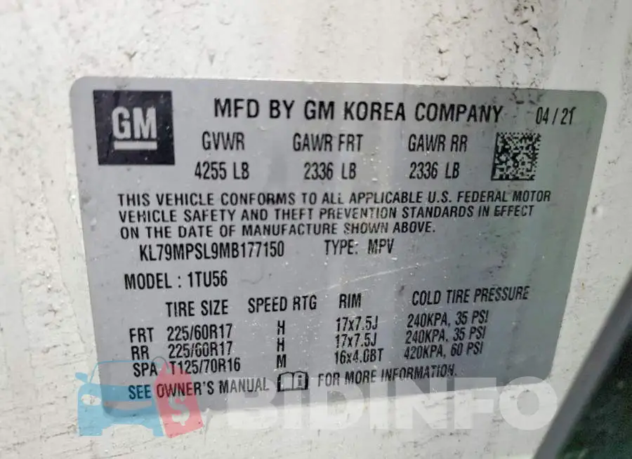 KL79MPSL9MB177150 Photo# 13