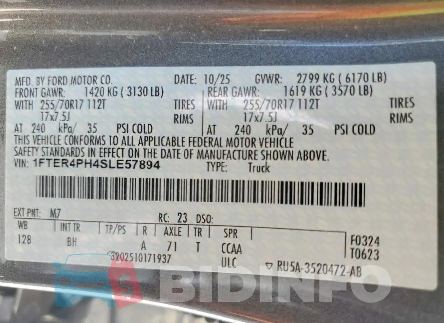 1FTER4PH4SLE57894 Photo# 12