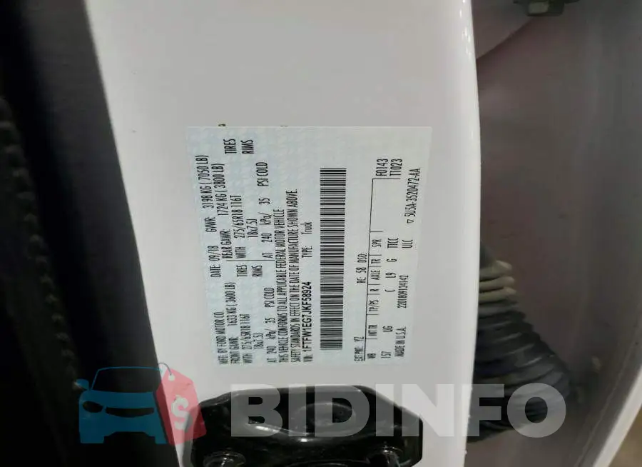 1FTFW1EG7JKF58924 Photo# 12