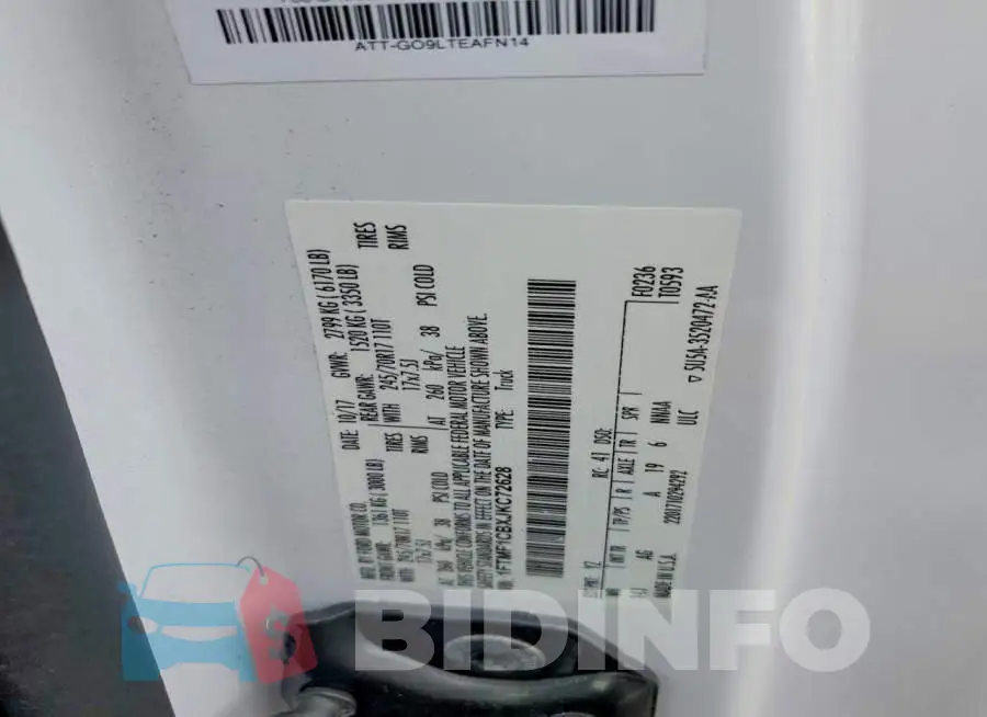 1FTMF1CBXJKC72628 Photo# 12