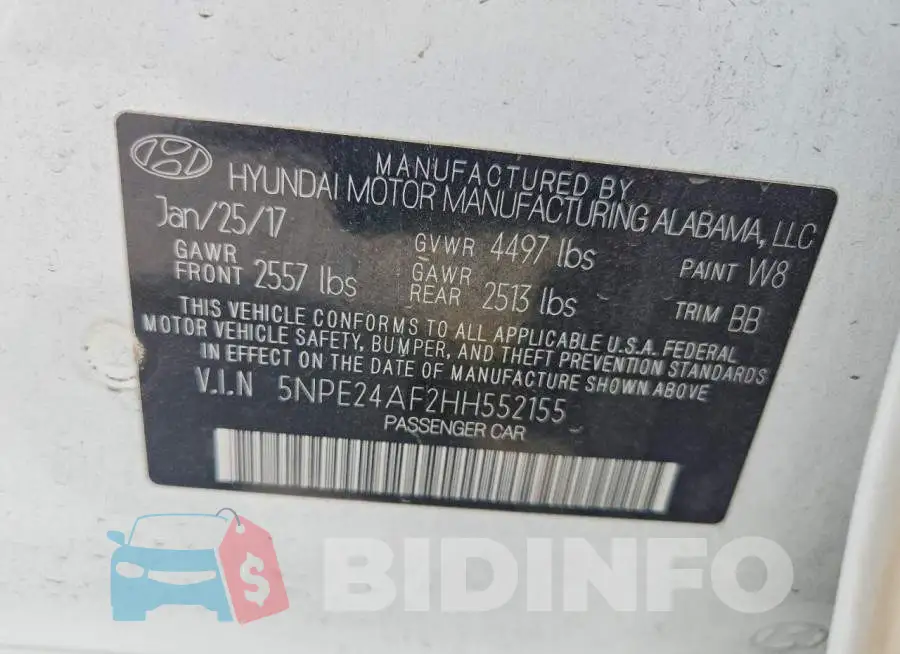 5NPE24AF2HH552155 Photo# 12