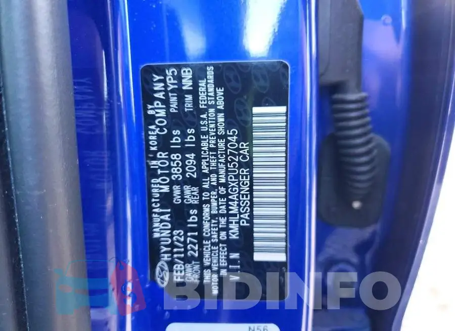 KMHLM4AGXPU527045 Photo# 12