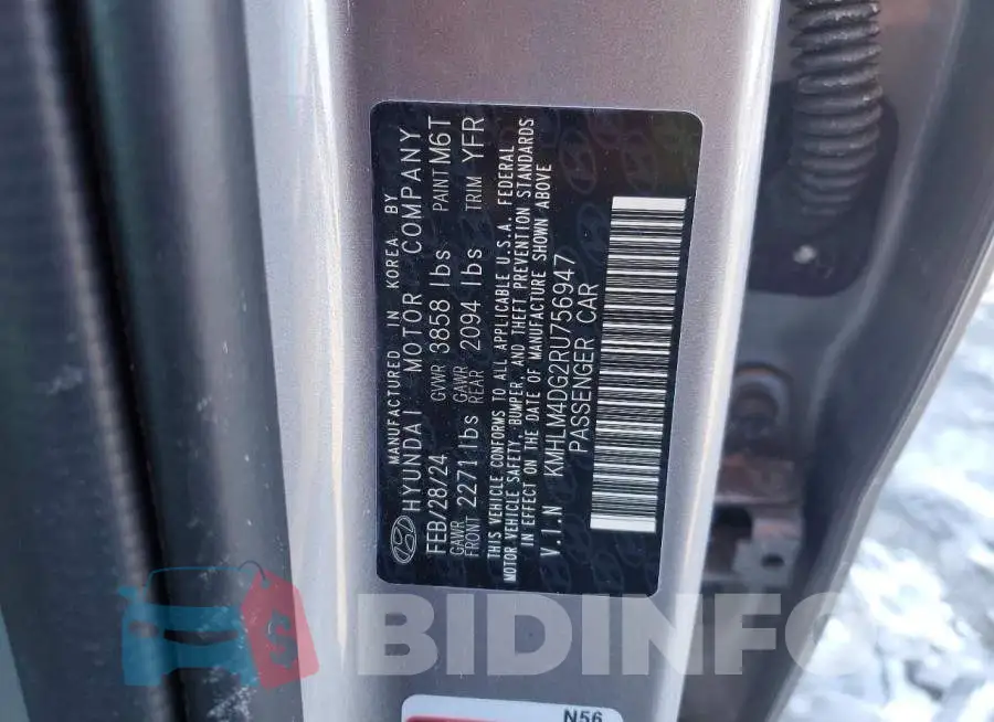KMHLM4DG2RU756947 Photo# 13
