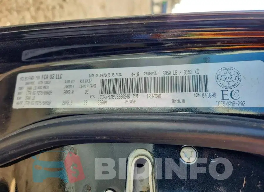 1C6RR7LM8JS290246 Photo# 13