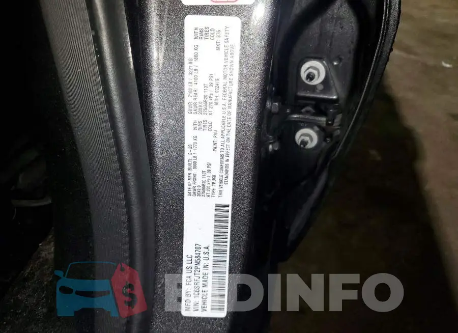 1C6SRFJT2PN584707 Photo# 13