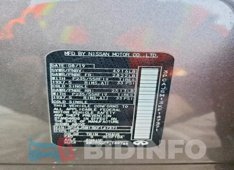 3PCAJ5M13KF147371 Photo# 12