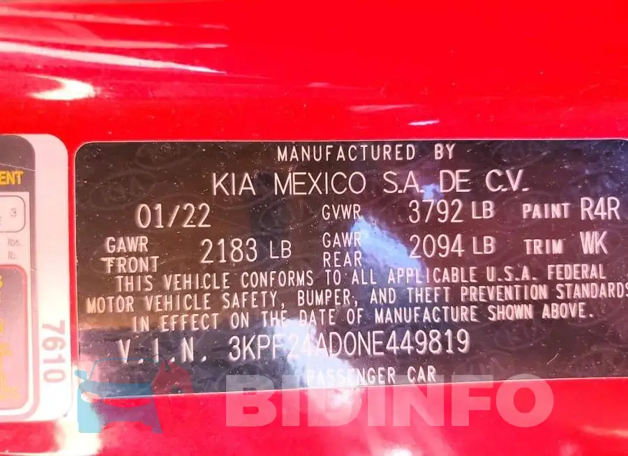 3KPF24AD0NE449819 Photo# 12