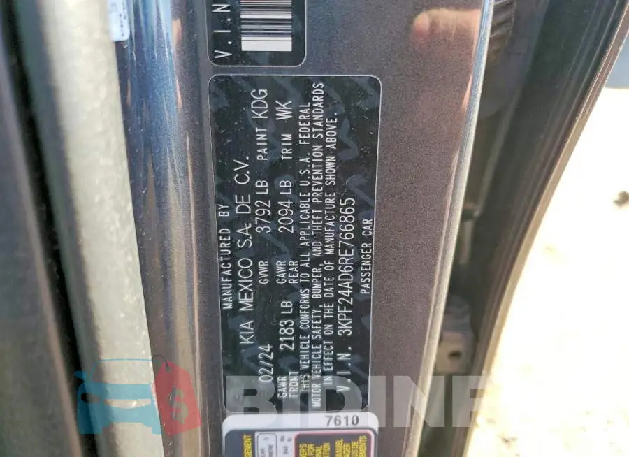 3KPF24AD6RE766865 Photo# 12